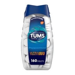 Tums Ultra Strength Mint Antacid Chewable Tablets 160ct