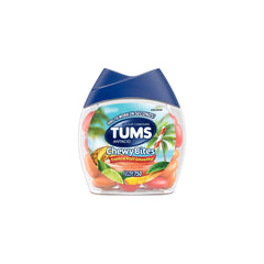 Tums 32 Count Chewy Bites Antacid Chewables Tropical Fruit Smoothie + 
Gas-X 20 Count Ultimate Strength Gas Relief SoftGels